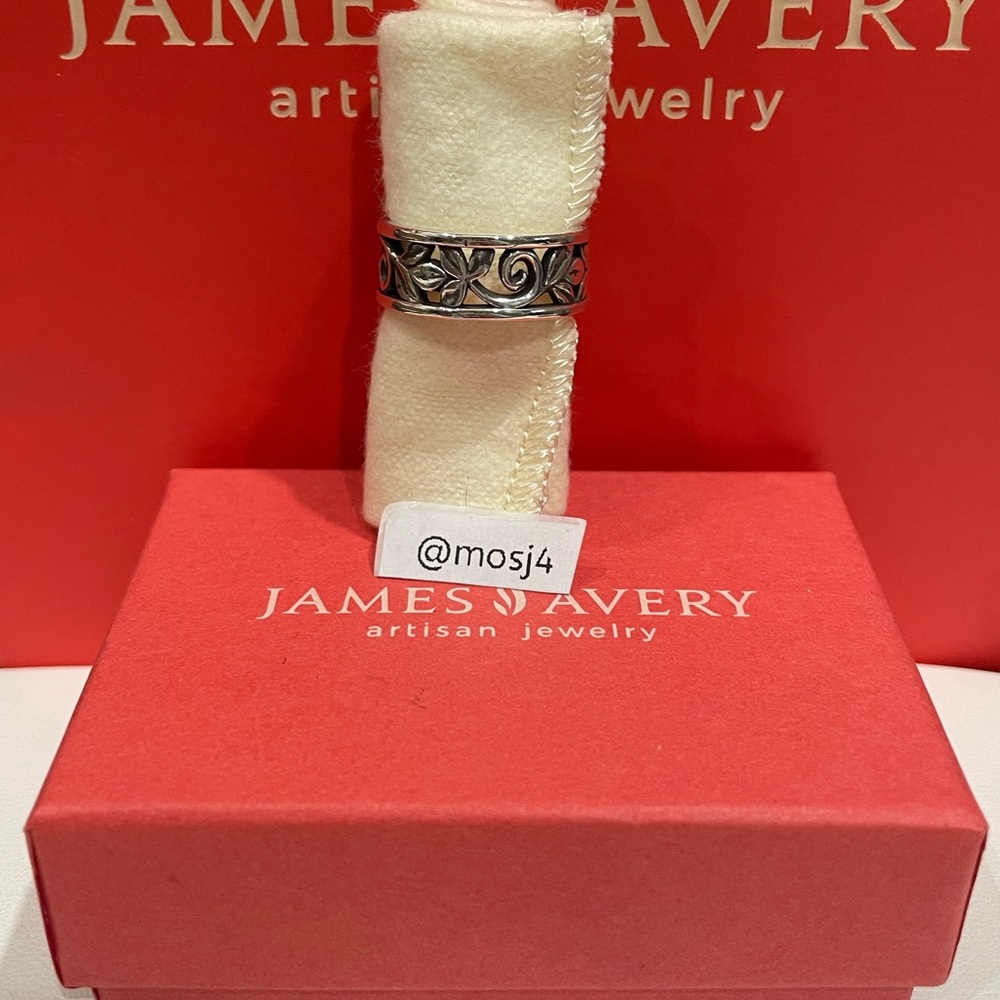 Retired James Avery Abounding Vines Band
